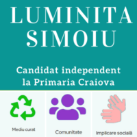 VOTATI pentru primaria Craiova candidat independent Luminița SIMOIU Logo